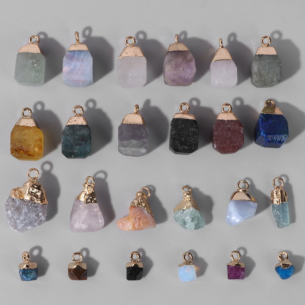 1PC Hot Sale Healing Reiki Raw Opal Stone Pendants Natural Opalite Mineral Pendants Fit Jewelry Making  DIY Necklace Earrings