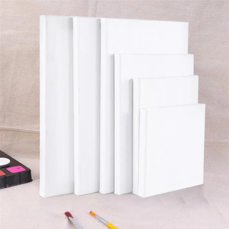 

5pcs 10pcs Wood Painting Frame Cotton White Stretched Canvas Frame for Drawing Painting DIY Canvas Painting Supplies