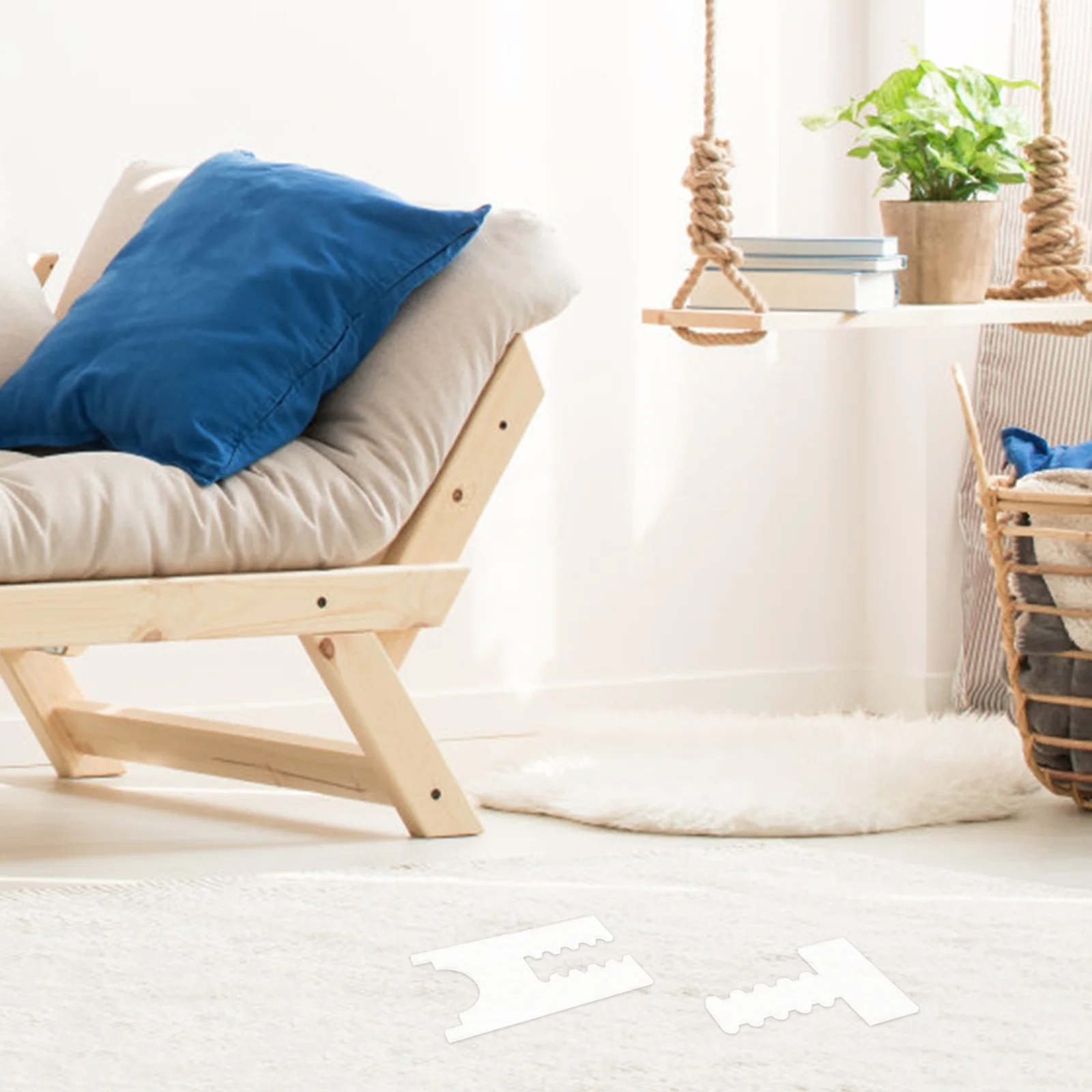 

2 set Clear Acrylic Wall Spacer Wall Protector For Sofa Bed Cabinet Transparent Spacers For Hardwood Floor