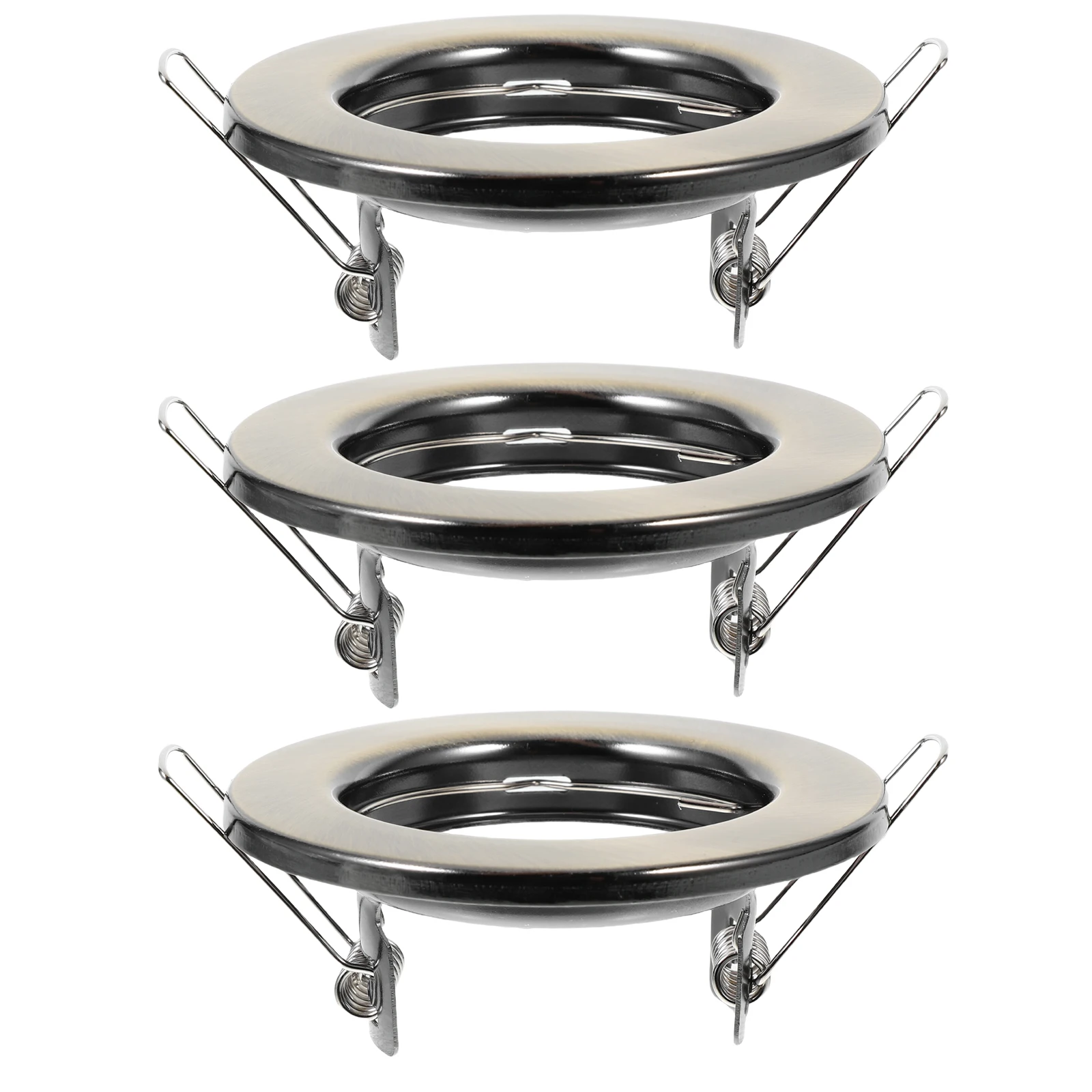 3 قطعة إطار تركيب المصابيح السقف ل Mr16 Gu10 المعادن راحة الإضاءة تقليم الأضواء حامل دائم الحديد بناء سهلة