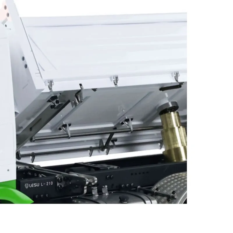 LESU Toys RTR 1/14 RC شاحنة قلابة معدنية هيدروليكية نموذج 6x6 3-way راديو التحكم لعبة سيارة قلابة مع ملصق صوت خفيف THZH1788 #1