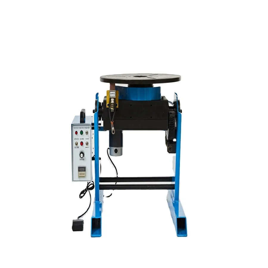 Horizontal Welding Turntable 50Kg Welding Positioner with Torch Holder