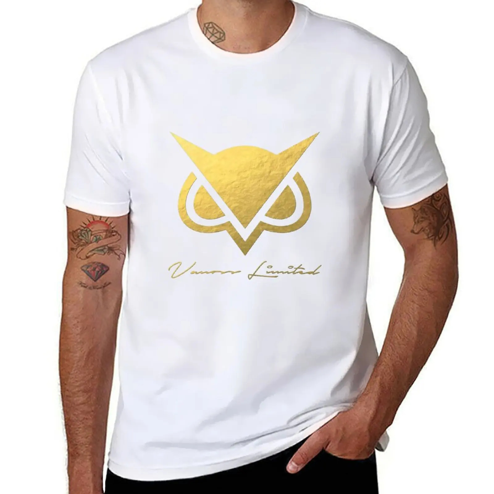 Black Generic Vanos Gaming T-Shirt Urban Style Print T-Shirt