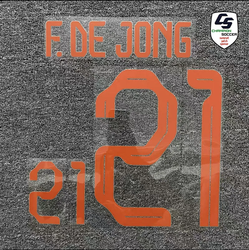 2022-23 Holland away F.DE JONG #21 DE LIGT #3 VIRGIL #4 MEMPHIS #10 customize name number kit