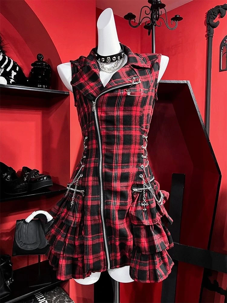 فستان قصير بدون أكمام بأسلوب ا - مراجعة Vintage Fashion Subculture وسعره