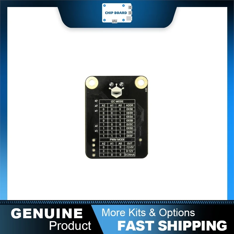 DFRobot Gravity GP8630N 16Bit DAC Module, I2C/PWM to ±10V, 0-10V, 0-5V or 4-20mA Industrial Analog Output Converter