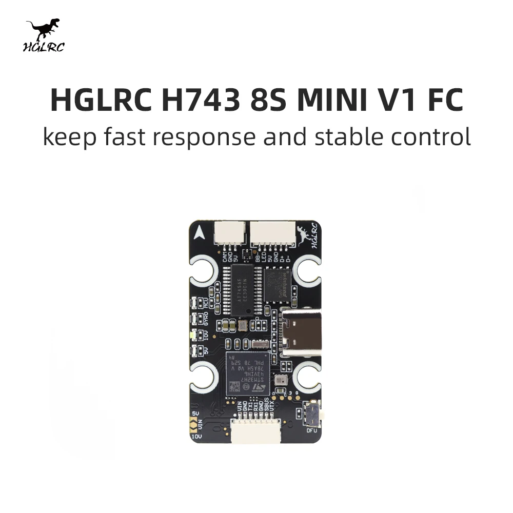 

HGLRC H743 8S MINI V1 Flight Controller