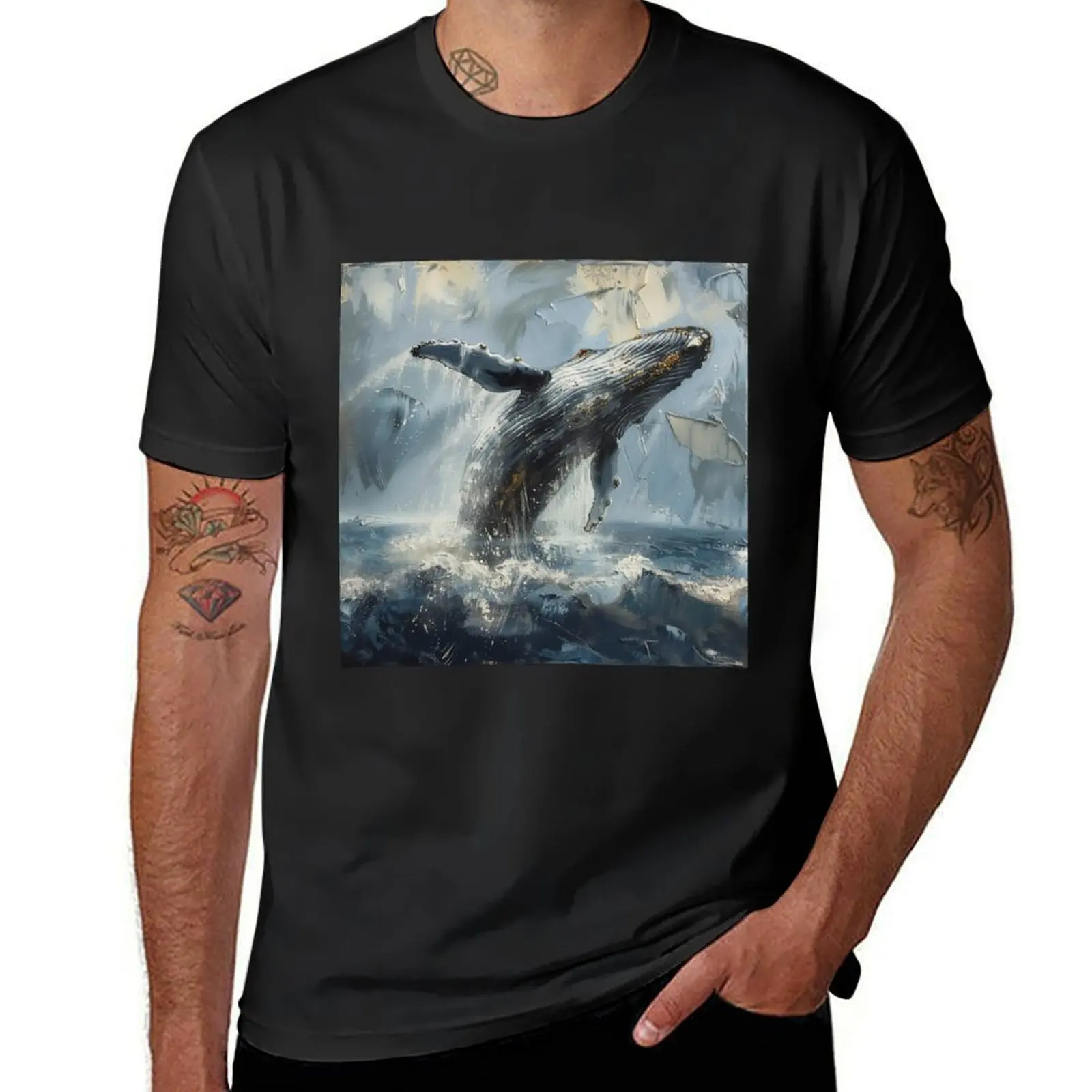 Majestic Humpback Acrobatics T-Shirt funnys blanks for a boy men t shirt