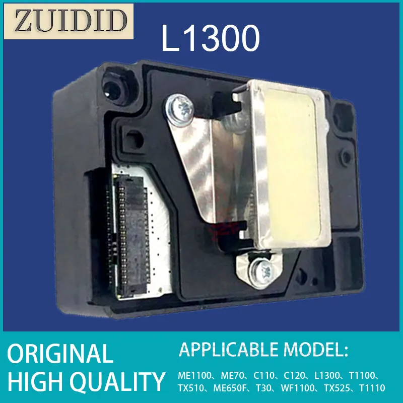 

Printhead L1300 Print Head For EPSON ME1100 ME70 C110 C120 T1100 TX510 ME650F T30 WF1100 TX525 T1110 F185020 F185000 F18500