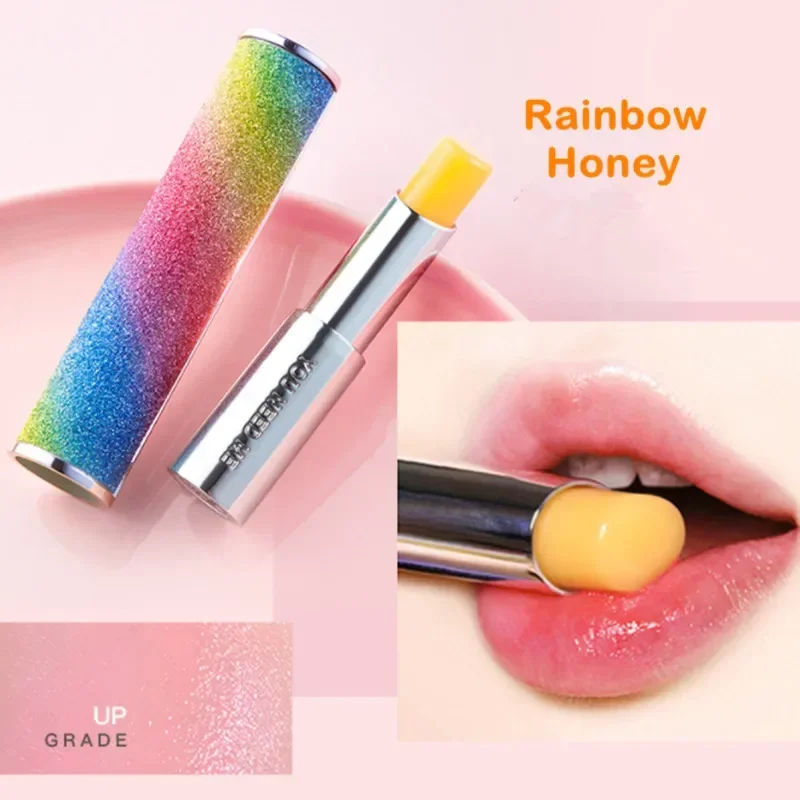 YNM Moisture Lip Balm Cosmetics Honey Natural Lip Gloss  Temperature Changed Color Lipstick Long Lasting Nourish Korean Makeup