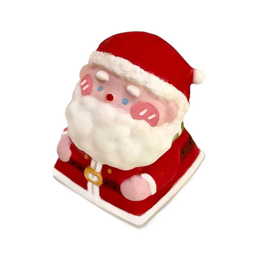 Keycaps Santa Claus Self made Personalized Keycap Mechanical Keyboard Gift Compatible with Cherry MX Topre switches and clones