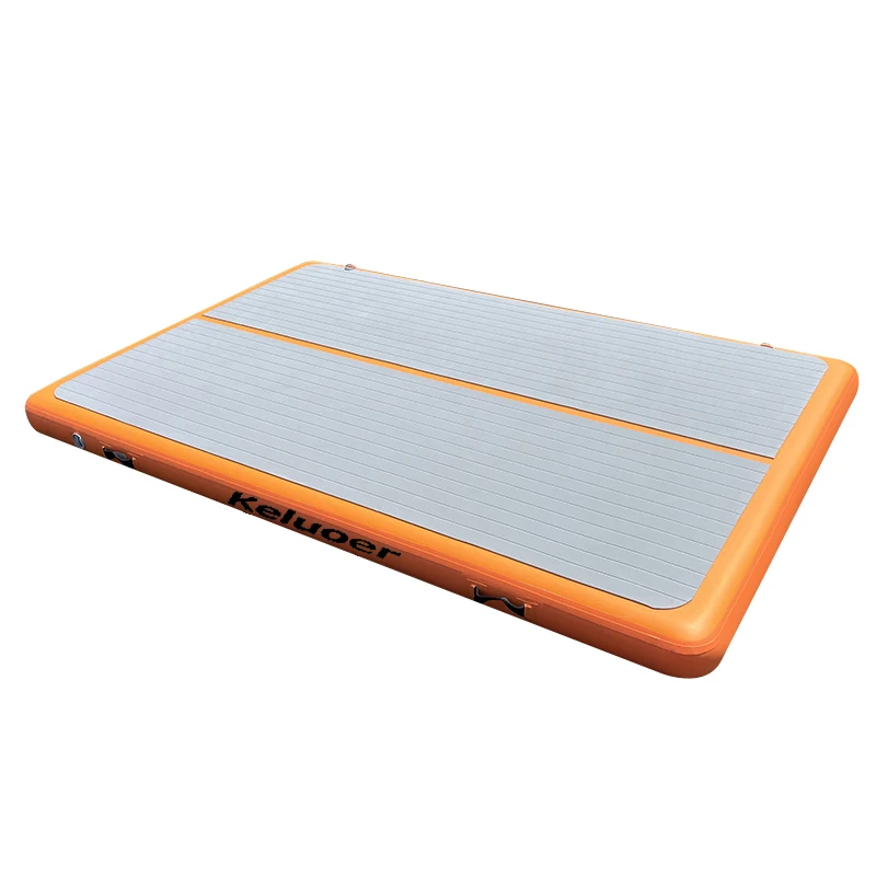 Large Inflatable Water Floating Platform Inflatable Fishing Platform for Leisure