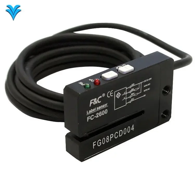 

FC-2600 Photoelectric Labeling Sensors Fork Shaped Sensor Suitable For Auto Packing Machine, labeling machine system