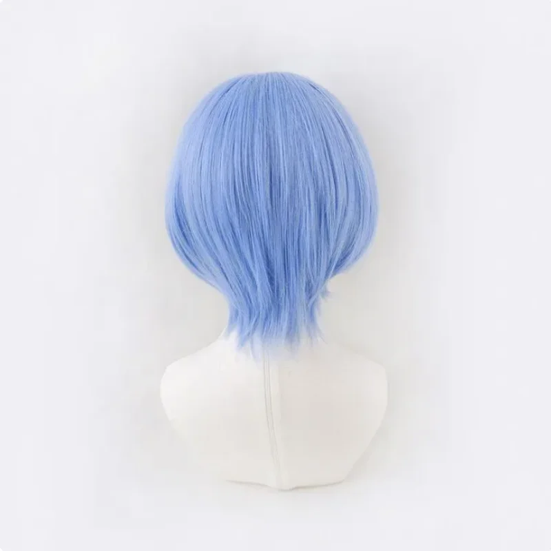 Anime Sk8 The Infinity Langa Cosplay Wig Aqua Blue Short Hair Heat Resistant Synthetic Halloween Party Accessories Props