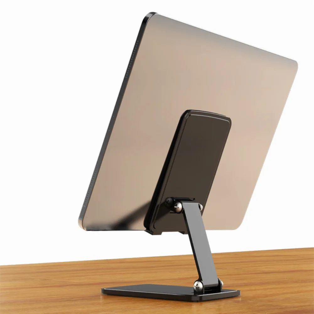Foldable Mobile Phone Holder Portable Metal Mobile Phone Stand Non-slip Adjustable Table Cell Phone Bracket Universal