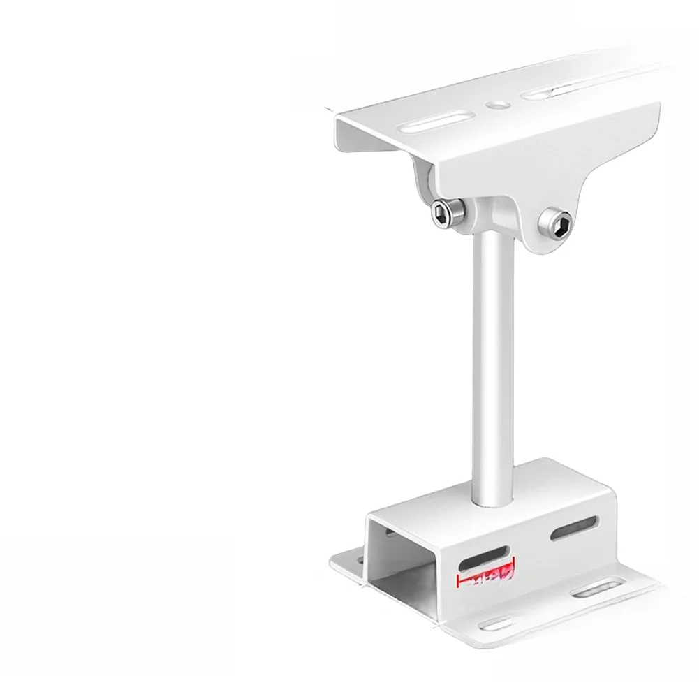Steel Duckbill Mount Bracket for Surveillance For Cameras 360 Degree Adjustable Rotation White Finish 17x7.5x7cm