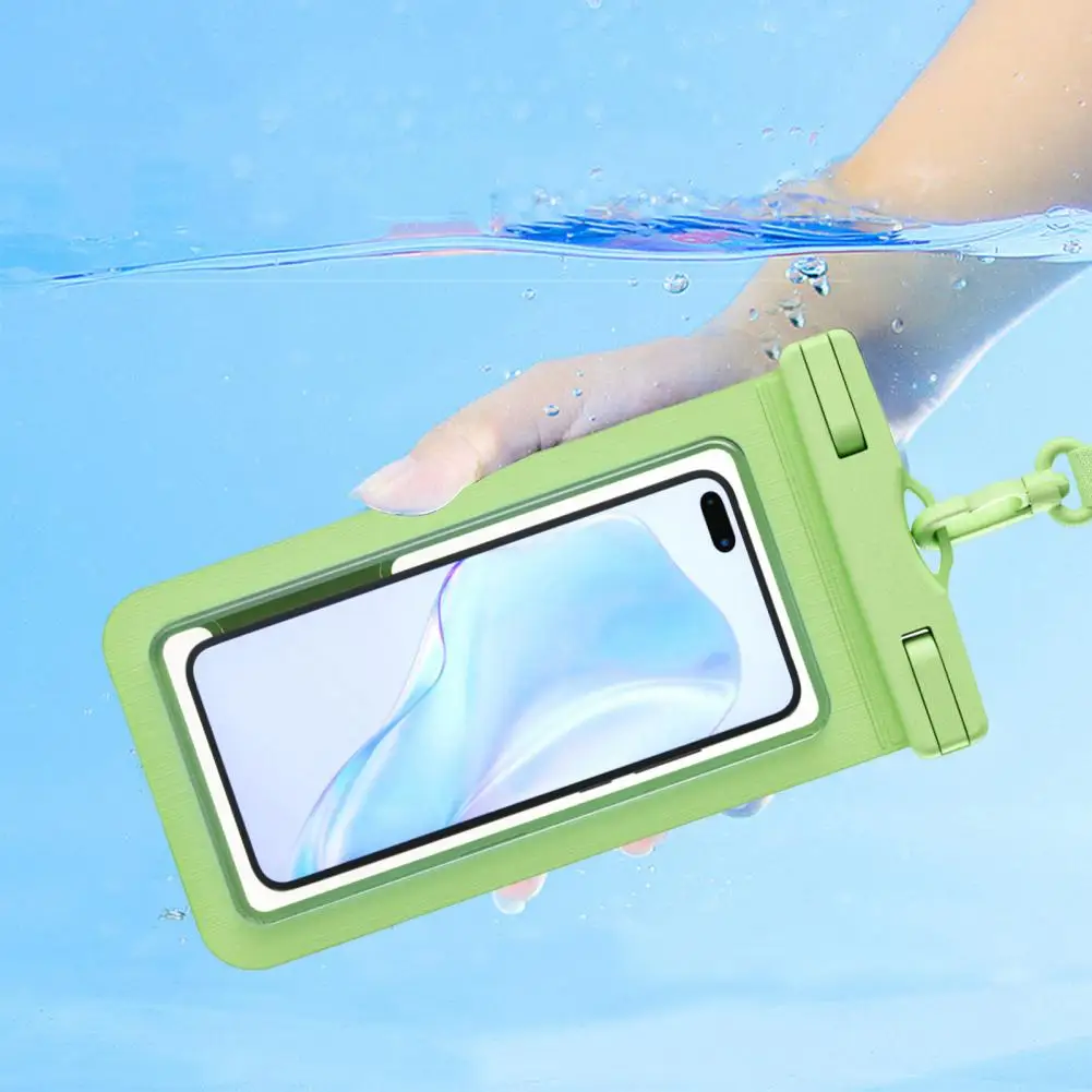 Waterproof Phone Pouch Touch Screen Waterproof Pouch Thickened PVC Phone Bag One-Handed Operation Floating Phone Case for HUAWEI