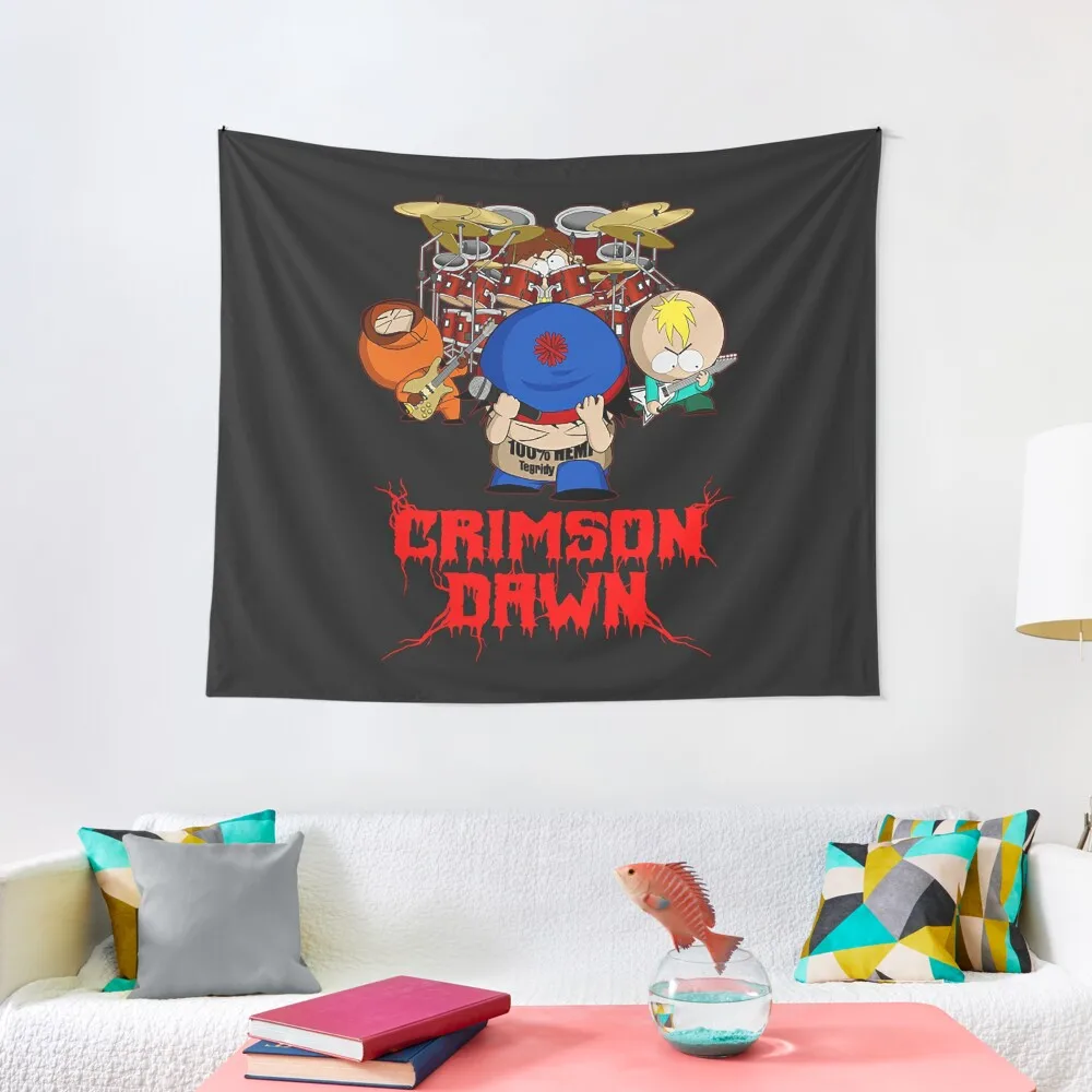 South Park T-ShirtCrimson Dawn Tapestry Funny Decoration For Rooms Anime Decor Tapestry