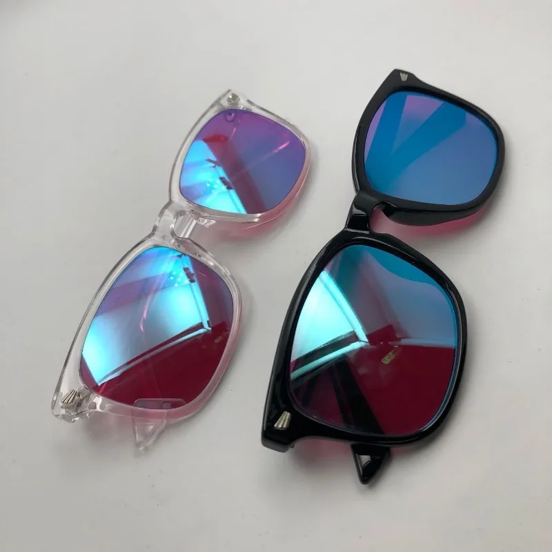 

Red-Green Color-Blindness Weak Color Full Rim Frame Glasses See Traffic Light Map Building Drawing