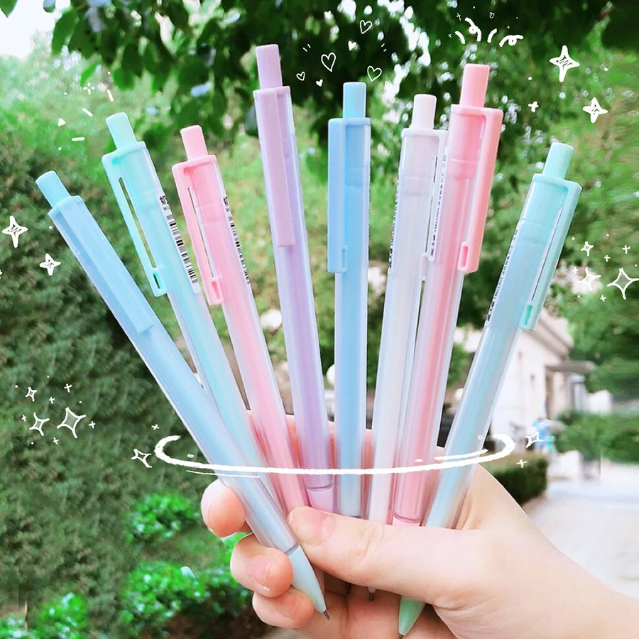 Simple Multicolored Kawaii Mechanical Pencil office Supplies Automatic Pencils 0.5MM School Supplies for Kids Student Stationery