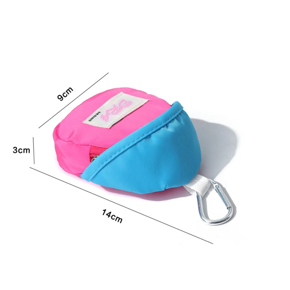 Casual Mini Coin Purse Pendant Macaron Color Wallet Pouch Portable Key Chain Backpack Hanging Bag Sports