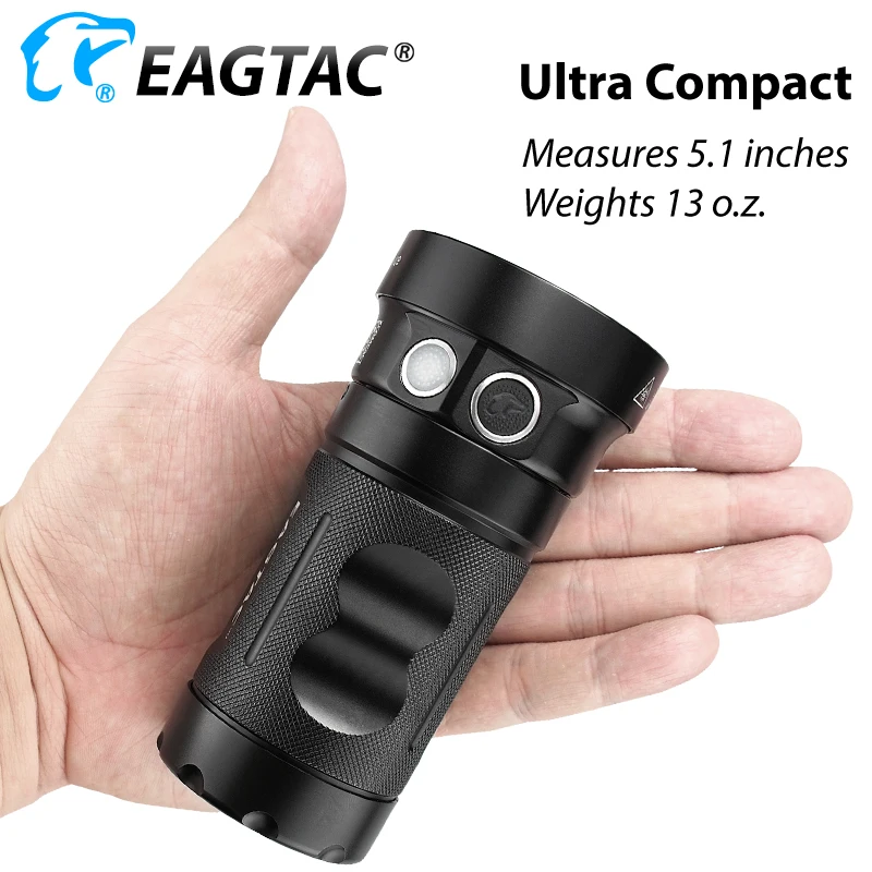 EAGTAC MX30L4XC مصباح ليد جيب مدمج للغاية 5136 لومن مجاني 4*18650 بطارية عالية CRI Nichia219B CRI92 التصوير الشعلة