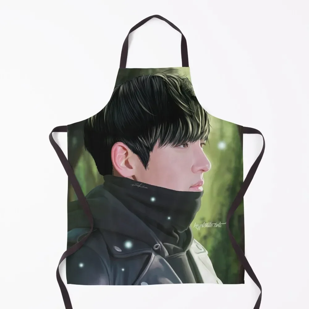 

Healer Ji Chang Wook Apron home women Household Items Useful Art Kitchen For Man Apron