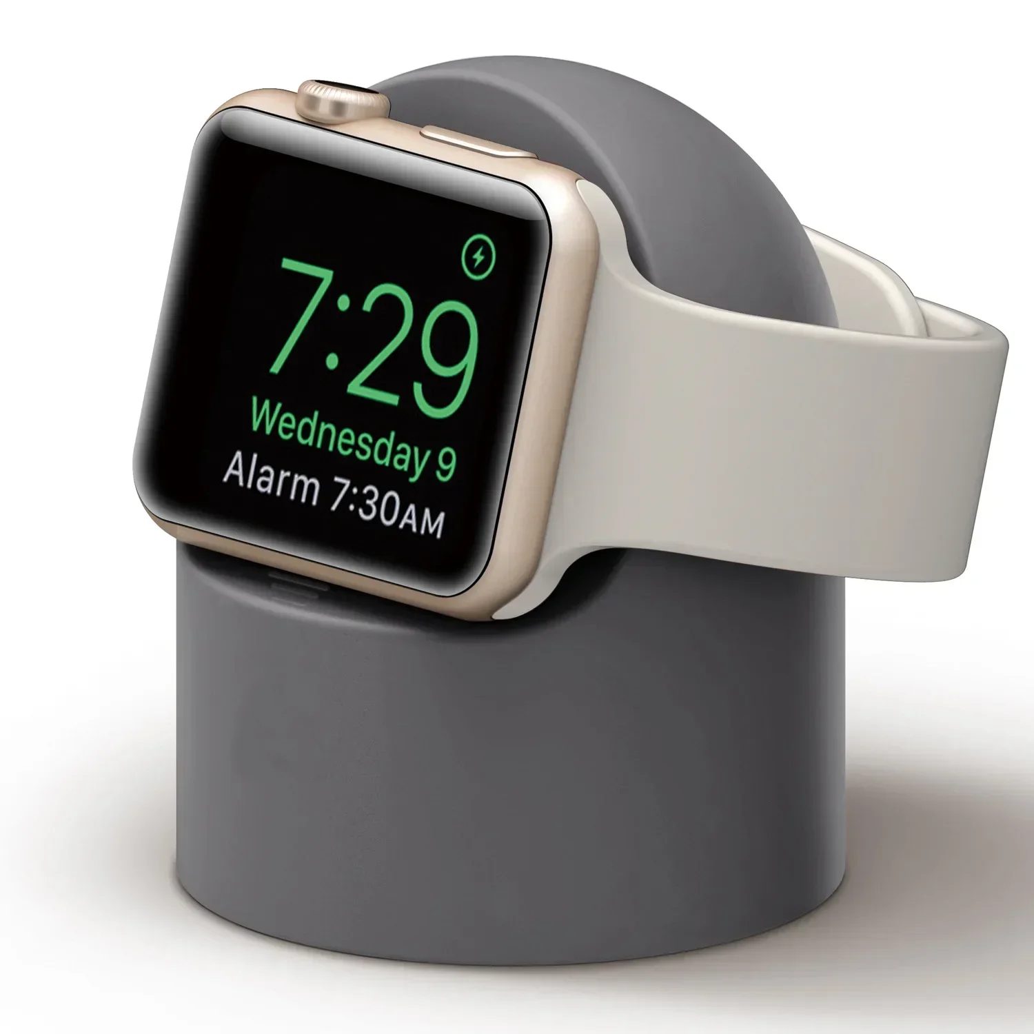 Für Apple Watch Serie 11 10 9 8 7 6 5 SE Ultra 3 2 1 Ladegerät Dock Station Silikon Halterung Iwatch Kabel Halter Ladegerät Stehen