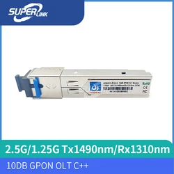 Optical Fiber Module 10dB  GPON  OLT  C+++  SFP Tx1490/Rx1310nm GPON OLT C+++ SFP Modules GPON  10dB  Transceiver SC Connector