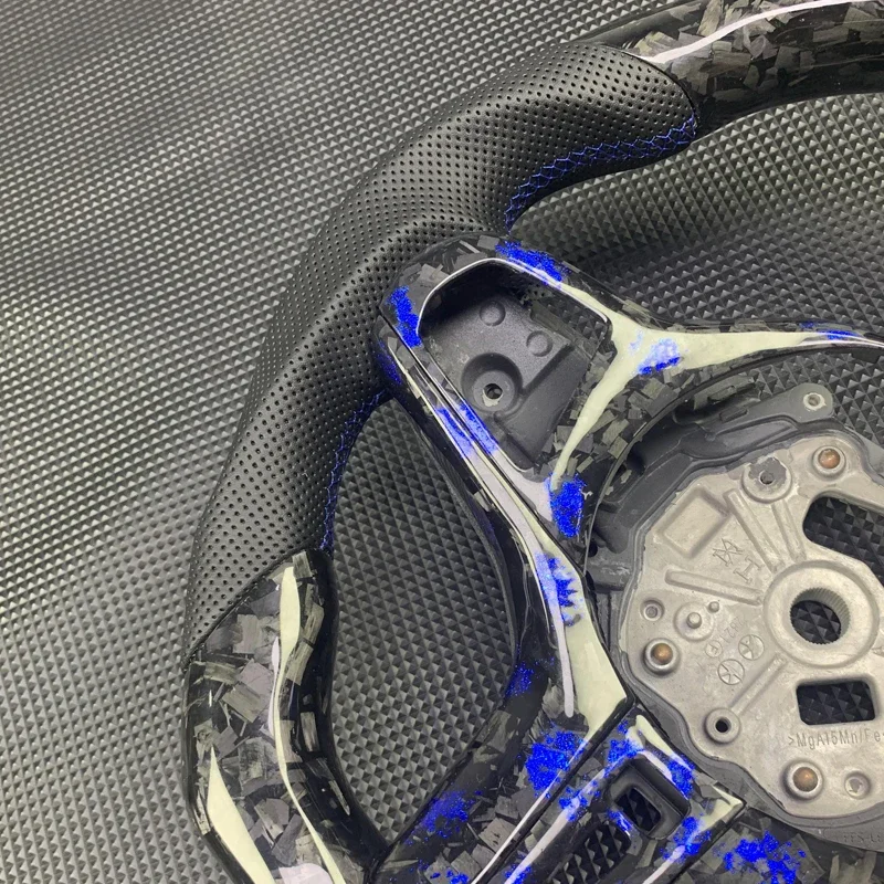 For BMW G30 G20 G01 G02 G05 G06 G07 M4 M5 F90 M8 X3M X4M X5M X6M F40 F44 F97 F98 F95 F96 Customized Carbon Fiber Steering Wheel