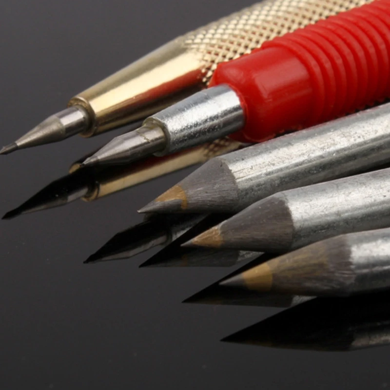 Alloy Scriber Portable Pocket Pen Handheld Manual Tile Cutter Cutting Tool Metal Dropship