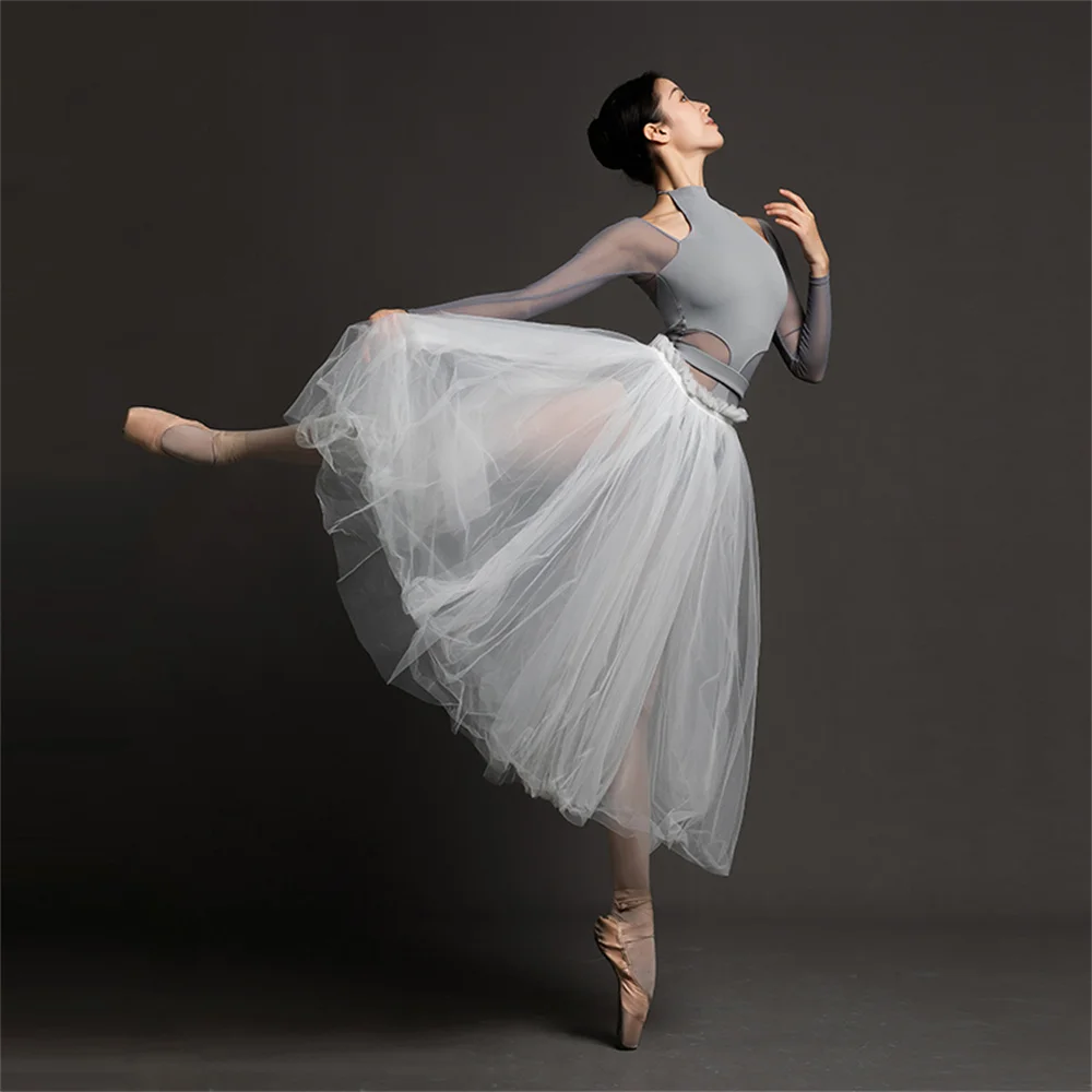 Ballet Training Suit Winter Long Sleeve Adult Dance Group Clothes Coat Ballet Body Suit Belly Dance Costume Belly Dance Wear