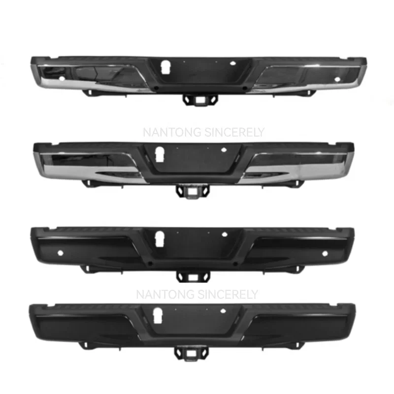 Steel Rear Step Bumper Assembly for Ford for F150 2015-2020  w/Park Assist  Max Hitch 2015 2016 2017 2018 2019 2020 view 3