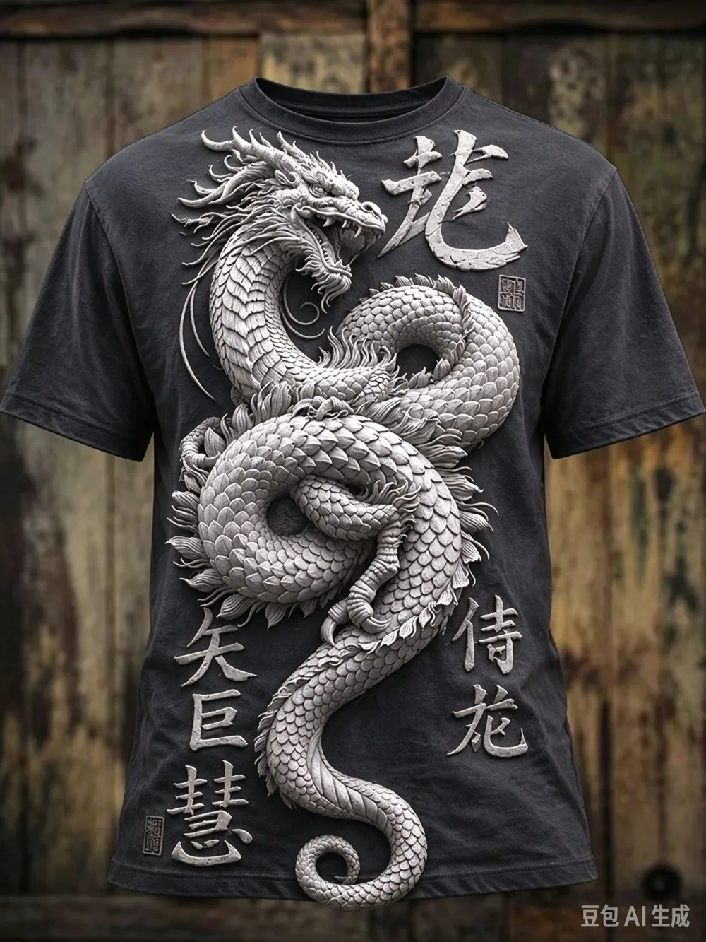 Retro Dragon Pattern 3D Printed Sports Quick-drying Breath Men Plus-size T-Shirt Outdoor Street Casual Y2K Parent-Child Clothing - view 5