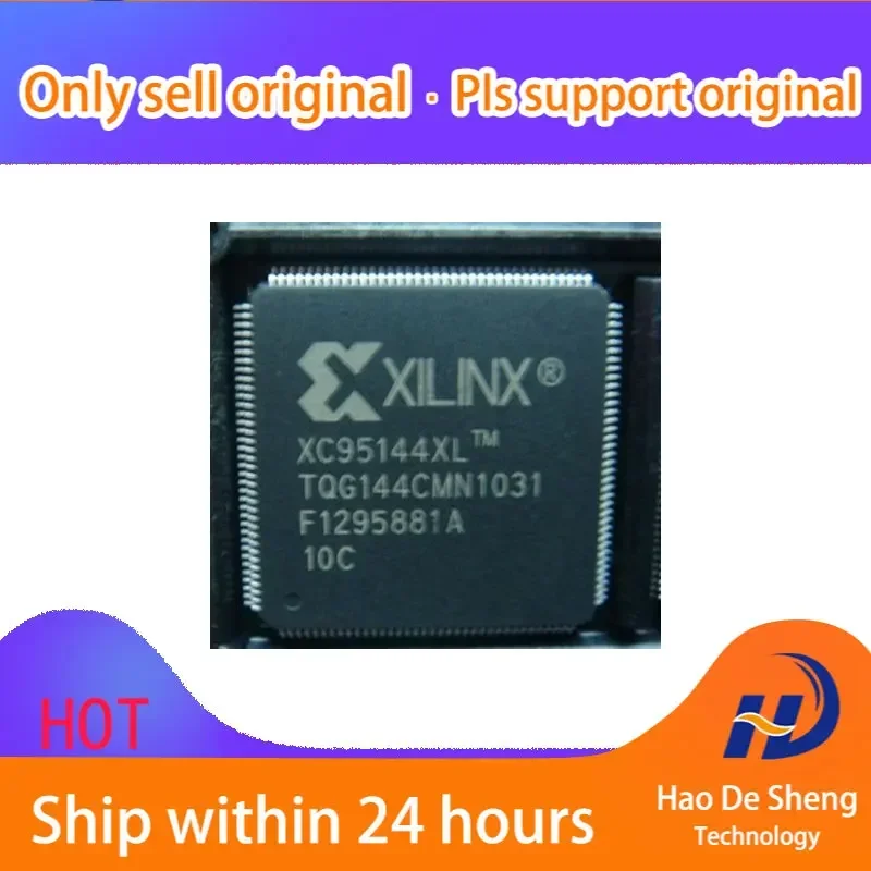 1 قطعة XC95144XL-10TQ144I XC95144XL-10TQG144I XC95144XL QFP144 جديد الأصلي في المخزون قوة البنك
