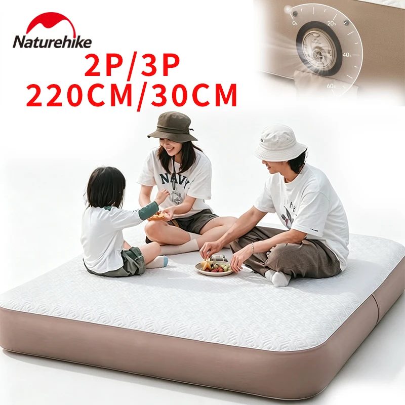 Naturehike Dream Drawing High Pressure Built in Pump Inflatable Mattress Strong Load Bearing PU Material Fixed Point Support