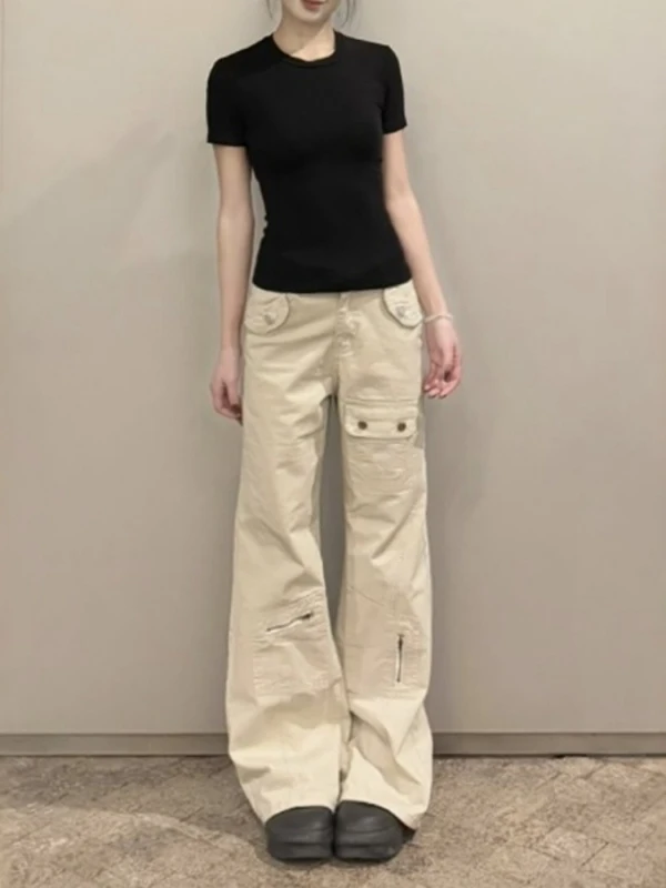 

Джинсы-клеш больших размеров в американском стиле, женские, летние, новые, с высокой талией, утягивающие, в пол, широкие брюки