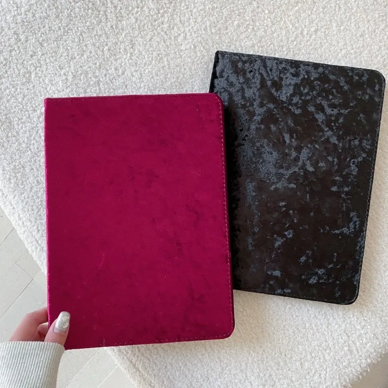 

Minimalist Velvet Fashion Tablet Cover For iPad Mini Air 6 7th 8th 9th 10th 11th A16 Air 4 5 7.9" 8.3" 10.2" 10.5"10.9"11" case