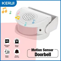 Timbre Inalámbrico de Bienvenida para Invitados FUERS, Alarma con Sensor de Movimiento PIR para Entrada de Tienda, Protección de Seguridad para Empresas, Timbre Inteligente