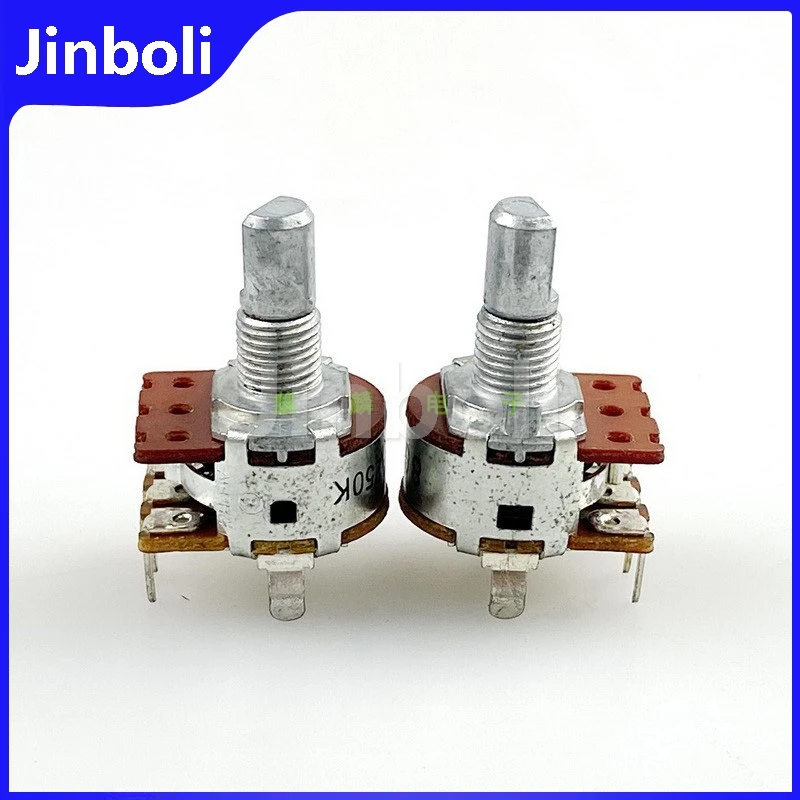 1PCS 16 Type A250K B250K Vertical Single Potentiometer Speaker Amplifier Speaker Volume Adjustment