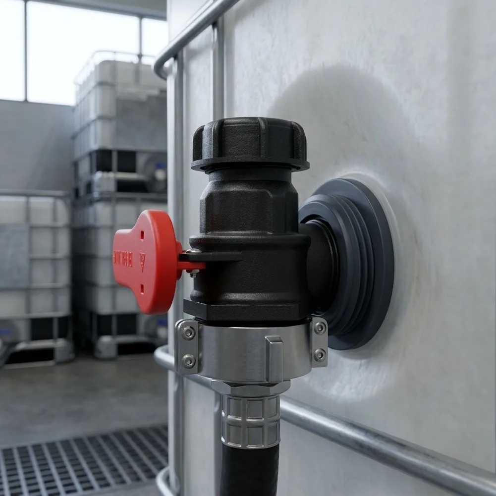 For Safe Liquid Transfer S75x6 NPT Connector Coarse Thread Adapter S75x6 Thread Design Silicone Gasket Included