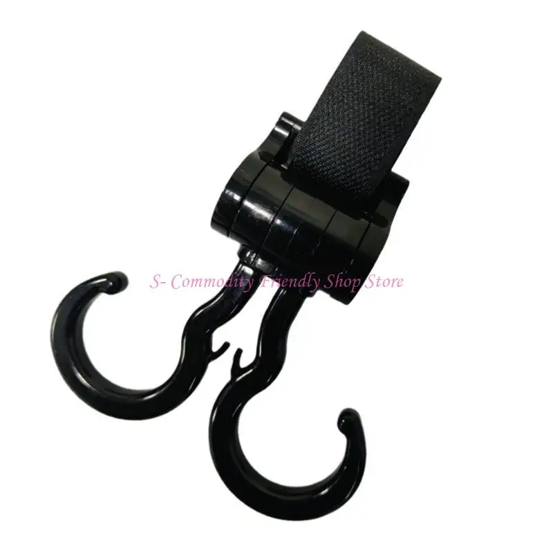

85AE Stroller Hook and 360 Degree Loop Pram Hook for Pushchair Stroller Part