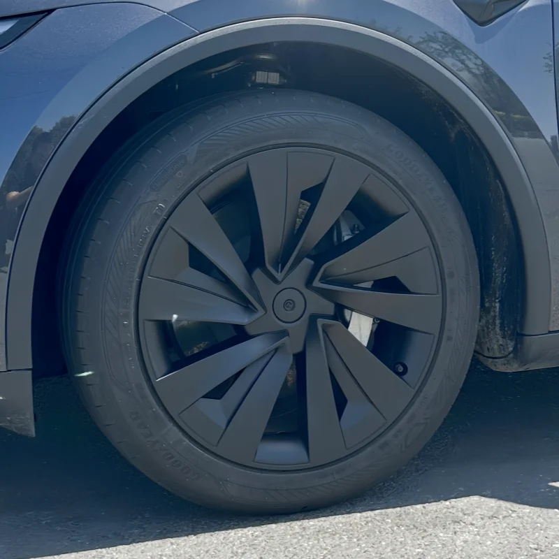 1 / 4 Stück Radkappen für Tesla Model Y 19 Zoll Juniper Auto-Ersatz-Radkappen Radnabenkappen Vollfelgen-Autozubehör – Detail 8
