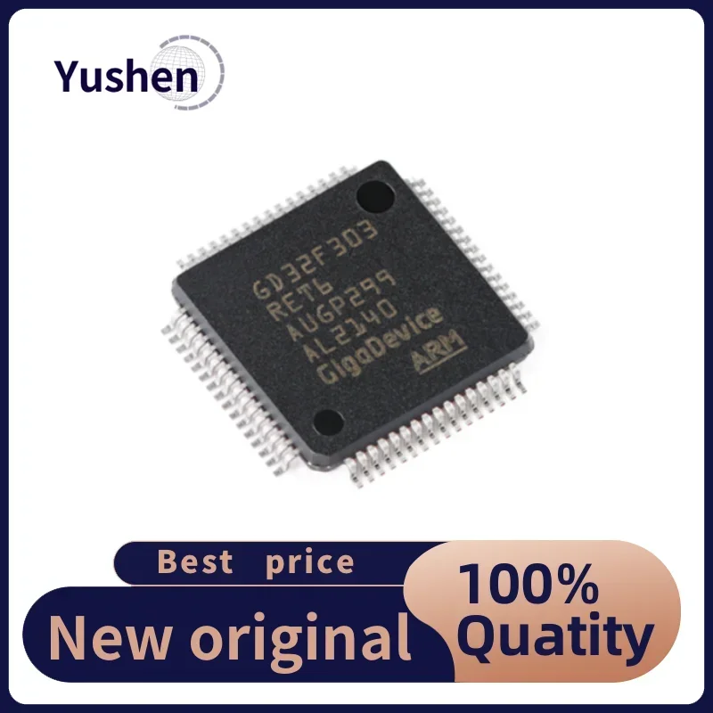 GD32F303RET6 LQFP-64 ARM Cortex-M4 32-bit Microcontroller MCU Chip Components Electronics