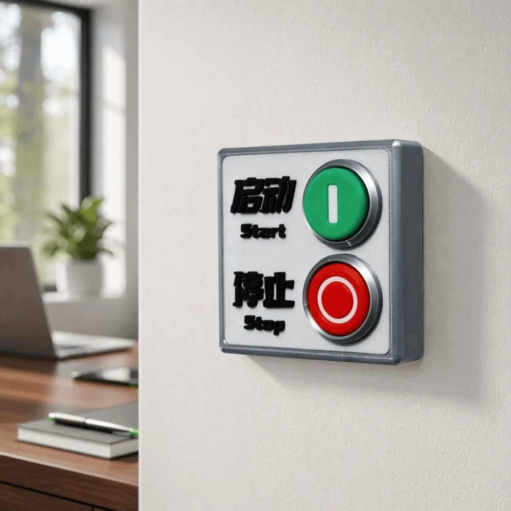 Waterproof Rocket Launch Button Switch Sticker Funny Removable Light Switch Guard Covers Decorative Plastic Switch Frame Cover