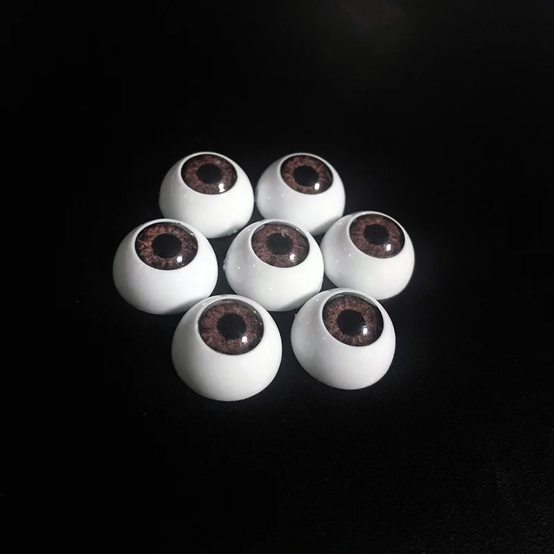 Doll Eyes Diameter 10/12/14/16/18 Mm for Bjd Doll Round Acrylic Eyeball Dress Up Girl Diy Toys Kid Gift Doll Accessories