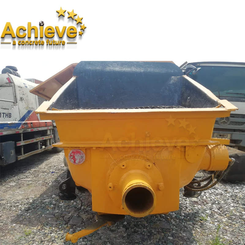 New Type High Quality For Diesel-Powered Trailer-Mounted Concrete Pump Engine Motor Bearing 180M/H 60m Vertical Reach Easy