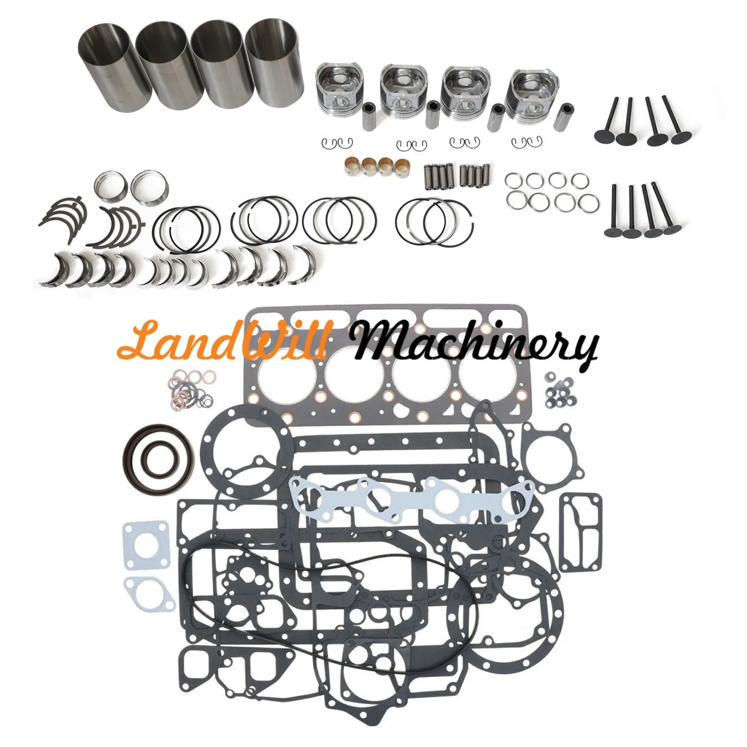V1502 Overhaul Rebuild Kit Fits For Kubota Engine