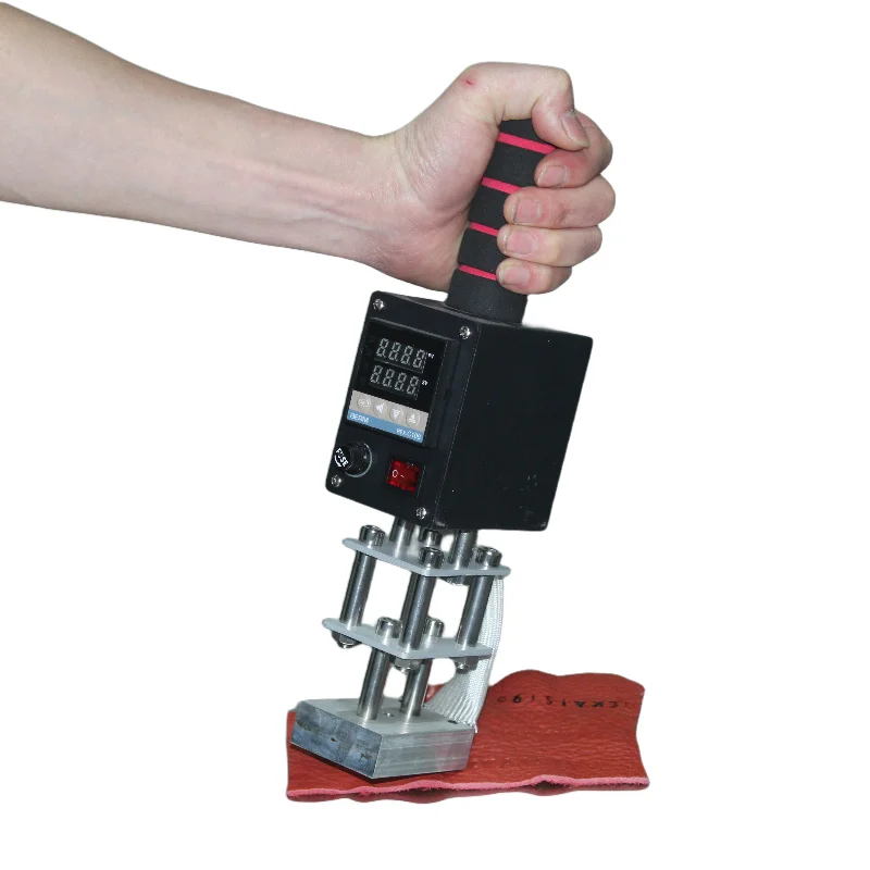 حار ختم آلة يده احباط البرنز معدات سهلة مقبض شعار أداة الختام العلامة التجارية آلة طباعة SHENLIN حزمة المبرمج