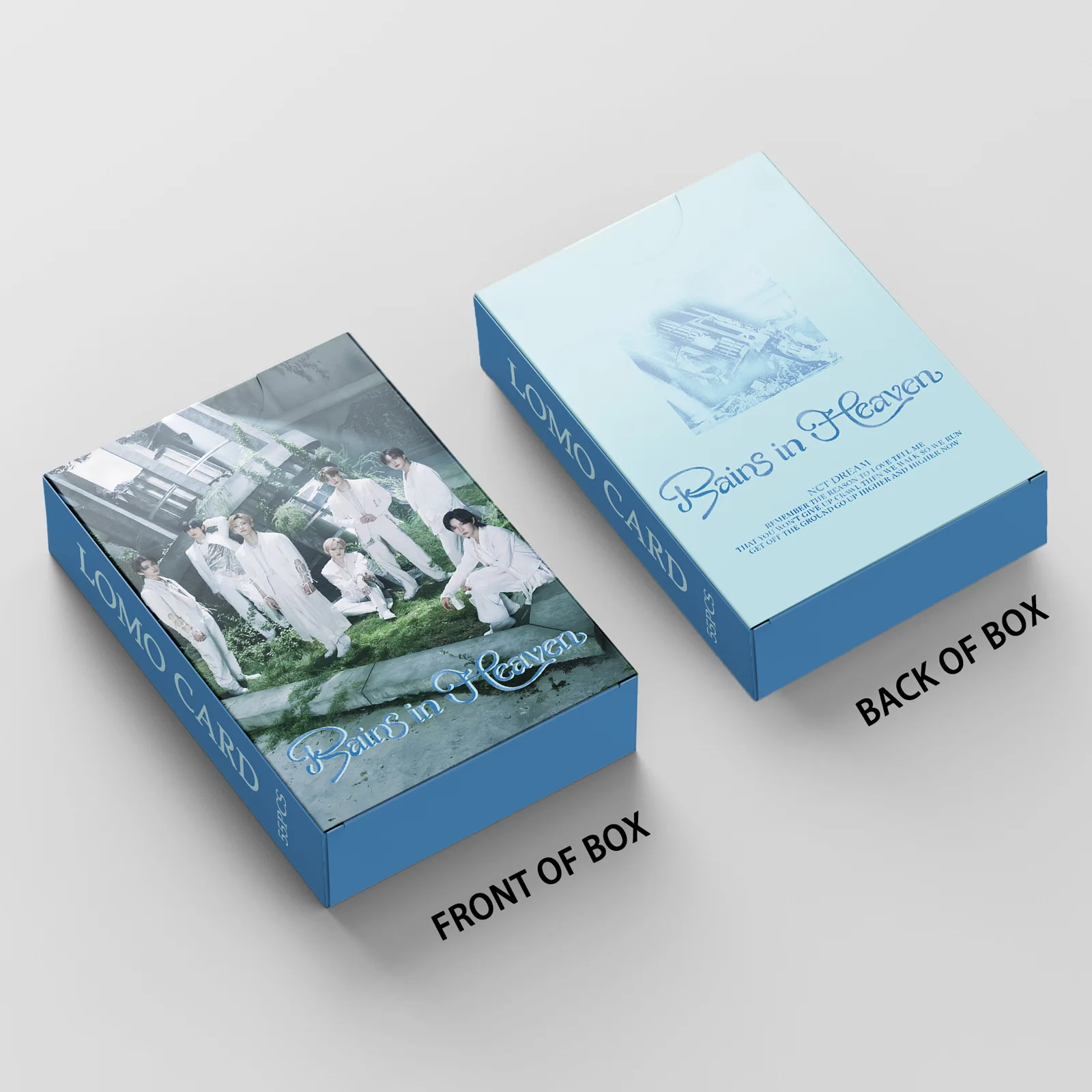 55 pieces/box NCT DREAM small card Rains in Heaven card HAECHAN MARK Jaemin RenJun Lomo card Fan collection photo card